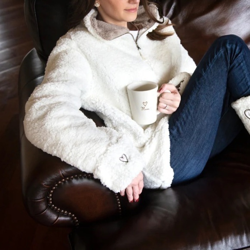 Pavilion Mom Sherpa Pullover Sweatshirt